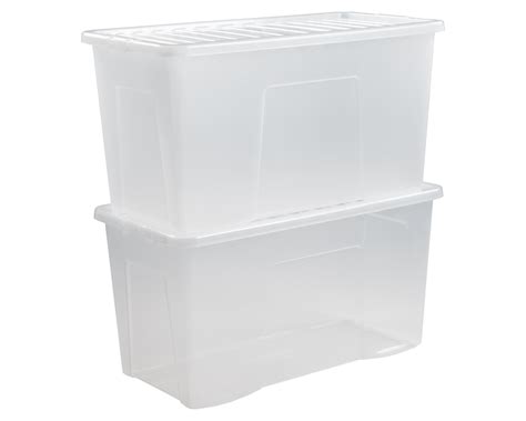 Crystal 110l Box And Lid Clear 11500 What More Uk