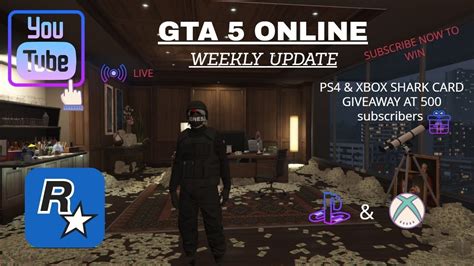 Weekly Update Gta 5 Onlinegiveaway At 500 Subs Youtube