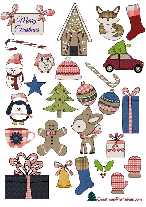 Free Printable Christmas Stickers Printable Word Searches