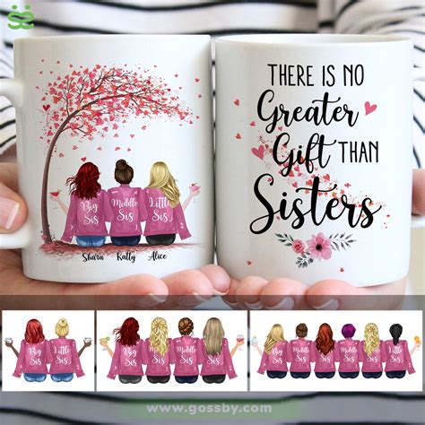 Personalized Sisters Mug There Is No Greater T Than Sisters