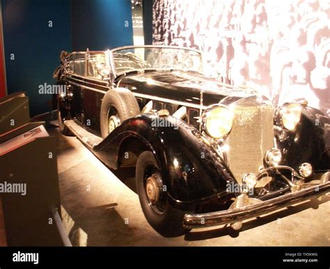 Vorderansicht Des Autos Adolf Hitlers Eines Mercedes Benz 770k W150