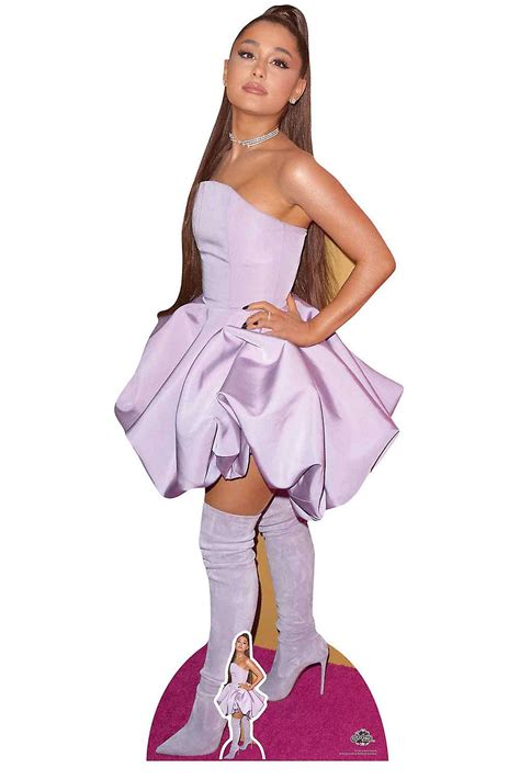 Ariana Grande Purple Dress Lifesize Cardboard Cutout Standee Fruugo Za