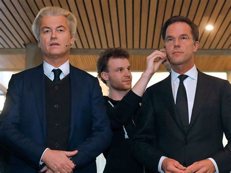 Heel de wereld wilde weten of de 'populistische golf' ook het europese vasteland zou hij boekt dus winst. Geert Wilders brands Mark Rutte 'prime minister of the ...