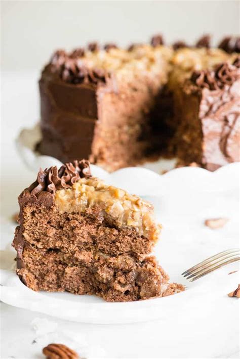 Stir in brown sugar, half & half and 1/2 cup butter. German Chocolate Cake | The Recipe Critic - Homemade ...