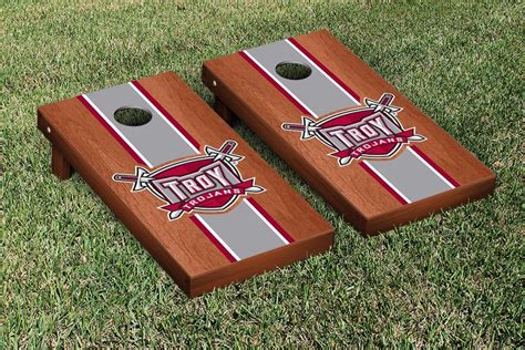 Victory Tailgate Ncaa Stained Striped Wooden Cornhole Game Set