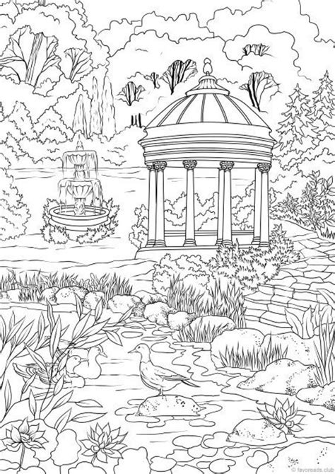 Garden Coloring Pages For Kids