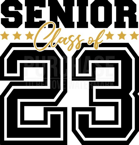 Senior Class Of 2023 Svg • Graduation 2023 White T Shirt Design Svg Cut
