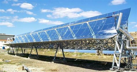 The Parabolic Trough Csp Technology Concentrated Solar Power Thermal Energy Trough