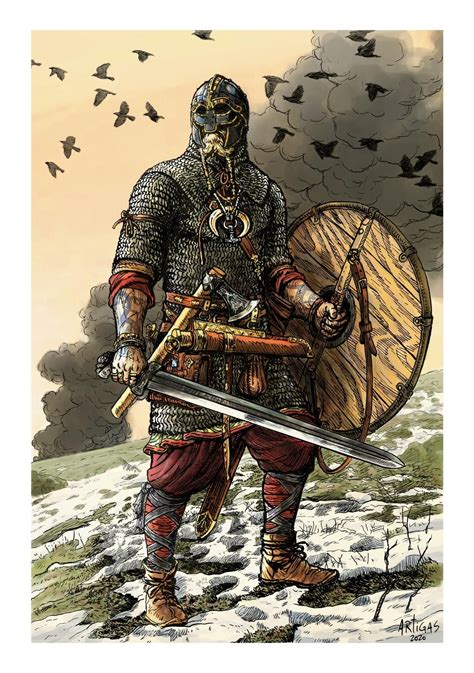 Art Viking Viking Armor Viking Age Viking Character Rpg Character