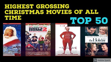 Top 50 Highest Grossing Christmas Movies Of All Time Youtube