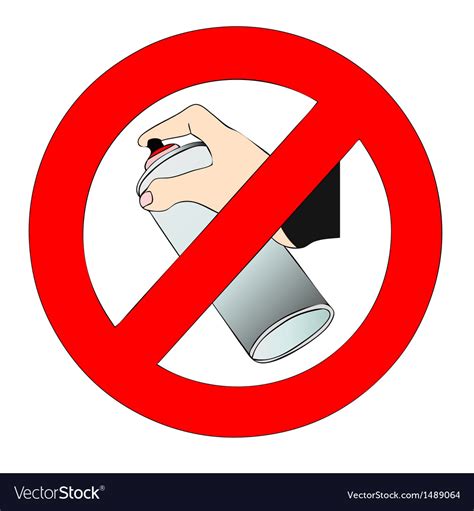 Do Not Write On The Walls Royalty Free Vector Image