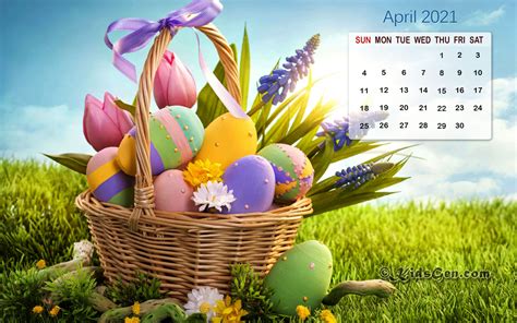 Select any style you want then download and print. April 2021 Calendar Wallpaper