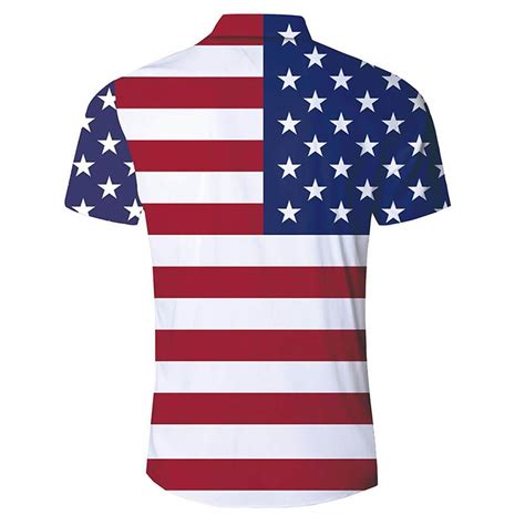 American Flag Funny Hawaiian Shirt Dandf Clothing