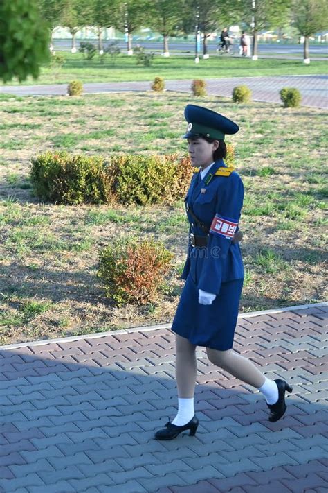 The Pyongyang Traffic Police Women Are Beautiful Scenery In The Streets