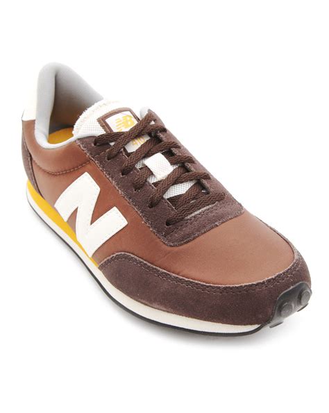 New Balance 410 Brown Sneakers In Brown For Men Lyst