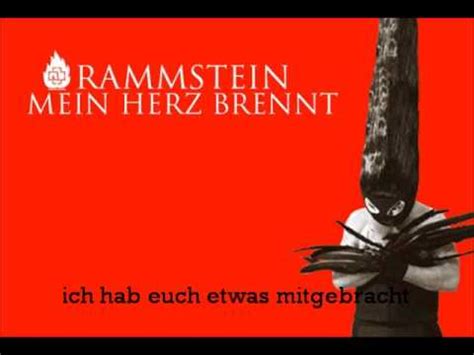 Rammstein mein herz brennt - piano version - lyrics - YouTube