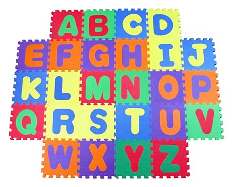 This educational floor mat for newborns comes with 26 alphabet tiles that can help little ones learn their abcs! Amazon.com: Highest Quality Alphabet Letters Educational Foam Puzzle ...