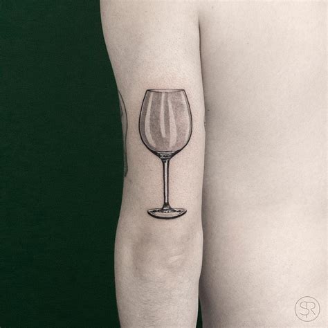 Discover Wine Glass Outline Tattoo Best Thtantai
