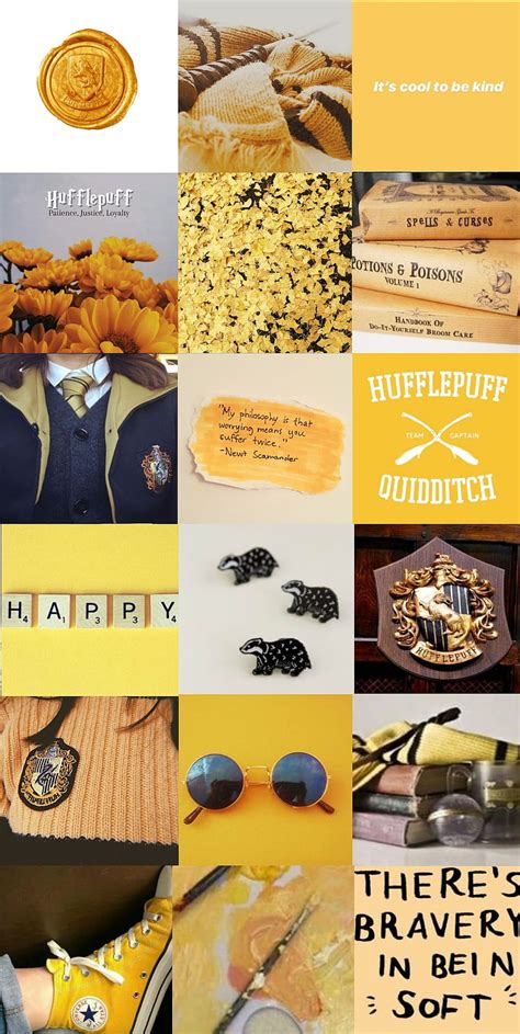 Hufflepuff Aesthetic Color Harry Potter Hogwarts Hufflepuff Yellow