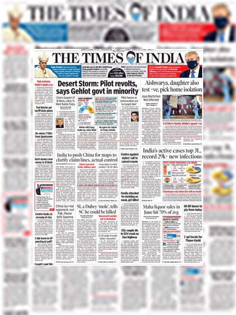 [PDF] Times of India Newspaper (13 July 2020) PDF Download - InstaPDF