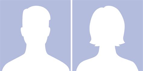 Facebook Default Blank Avatar Profile Picture Template Powerpoint