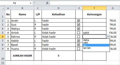 Cara Membuat Kolom Checklist Di Excel Hongkoong