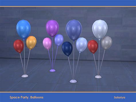 The Sims Resource Space Party Balloons Three Balloons