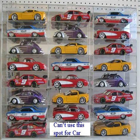 Nascar Display Case Diecast Car 124 Scale 23 Compartment Ahw24 24