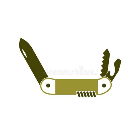 Camping Knife Icon Stock Vector Illustration Of Element 132867219