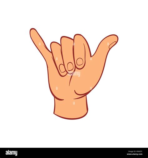 Hang Loose Telephone Hand Gesture Cut Out Stock Images And Pictures Alamy