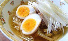(per 2 eggs) 1/2 tbsp soy sauce 1/2 tbsp mirin 1/2 tbsp sugar recipes. Ramen with Long Green Onion, Char Siu & Boiled Egg ...