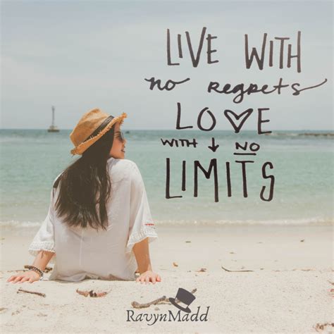 Live With No Regrets Love With No Limits On We Heart It Regret