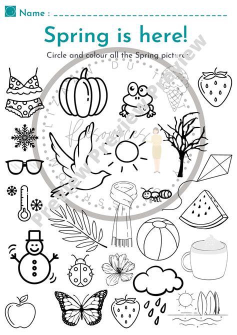 Spring Printables Templates And Worksheets World Of Printables