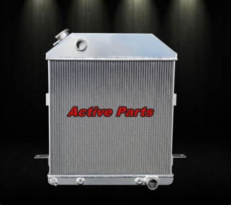 Row Aluminum Radiator For Ford Deluxe Sedan Standard Chevy Engine Ebay