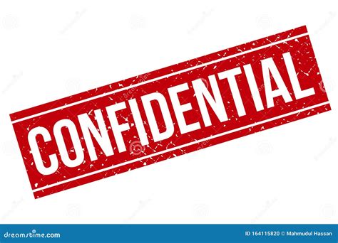 Confidential Rubber Grunge Stamp Seal Vector Illustration Vector Stock Vector Illustration