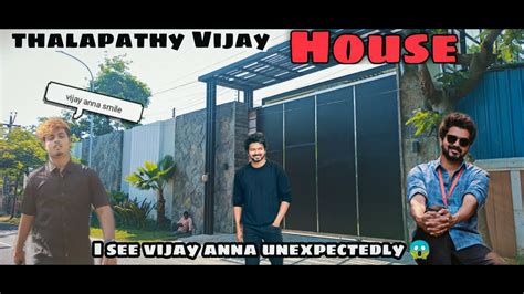 Thalapathy Vijay House In Chennai Vijay House Vijay Home Vijay Unexpectedly 😱 Youtube