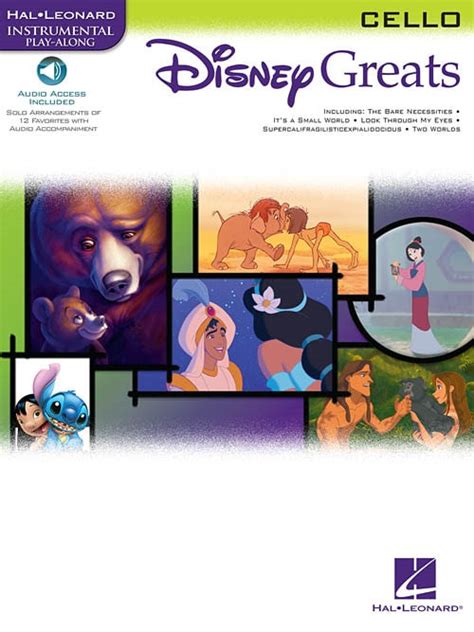 Forwoods Scorestore Disney Greats Cello Published By Hal Leonard