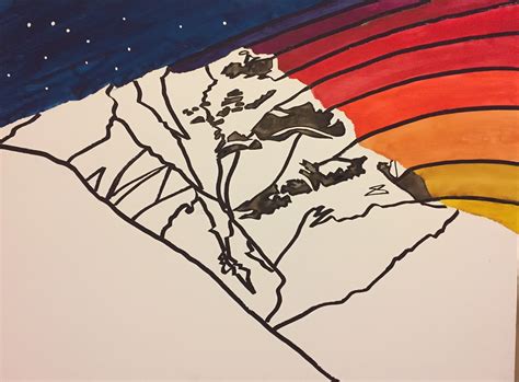 Robert Krysak Artworks Cascade Horizon Canadian Rockies