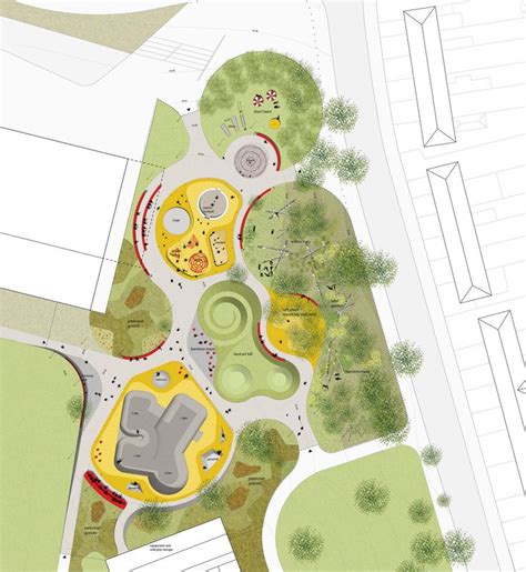 Openfabric Ballyfermot Playground Dublin Ireland Landscape Design Drawings Landscape