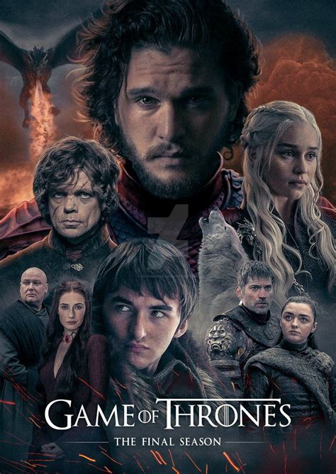Game Of Thrones Cinematic Poster For Season 8 Gameofthrones