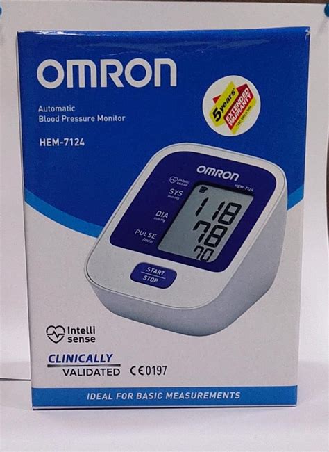 Omron Blood Pressure Monitor Hem 7124 For Personal At Rs 1800 In Kolkata