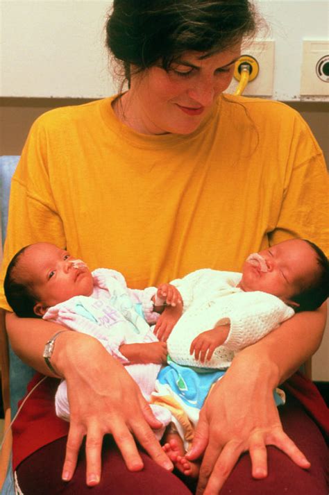 Premature Twins With Mother In Neonatal Unit Photograph By Penny Tweediescience Photo Library