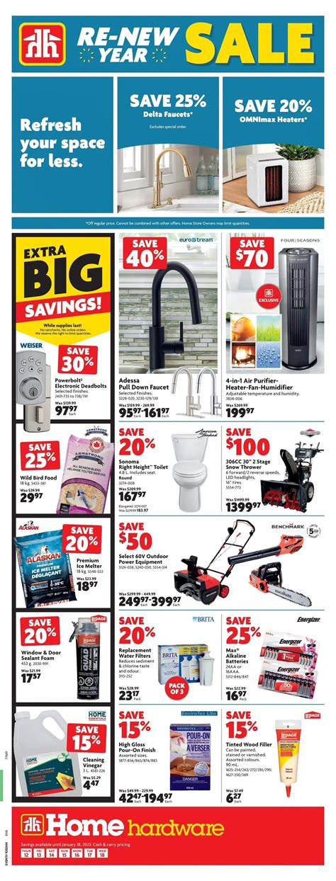 Home Hardware On Flyer January 12 To 18