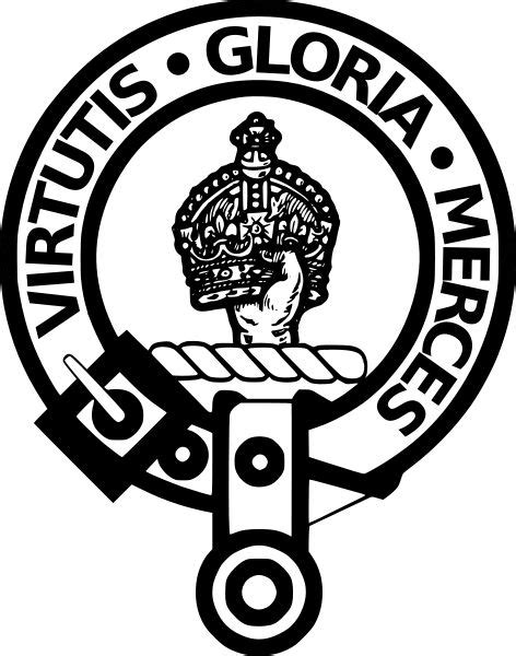 Clan Member Crest Badge Clan Robertson Clan Scotland History