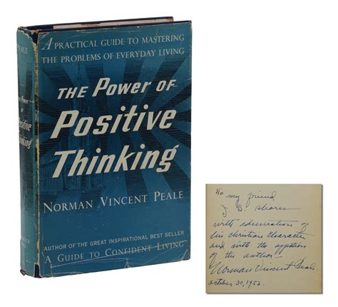 The Power Of Positive Thinking By Peale Norman Vincent Very Good