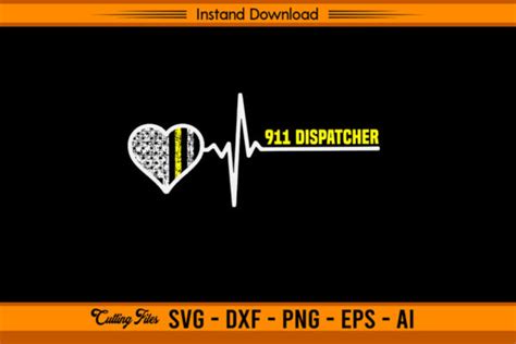 911 Dispatcher Heartbeat Graphic By Sketchbundle · Creative Fabrica