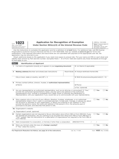1023 Form Fill Out And Sign Printable Pdf Template Signnow