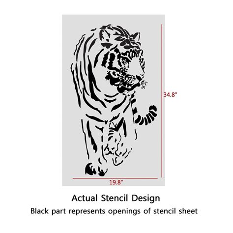 Once you think of nature, you can get several ideas to fill up your canvas with. Tiger Stencils Printable | David Simchi-Levi
