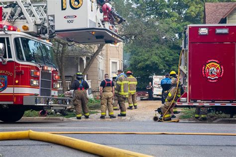 Kalamazoo Firefighters Extinguish Sunday Morning House Fire