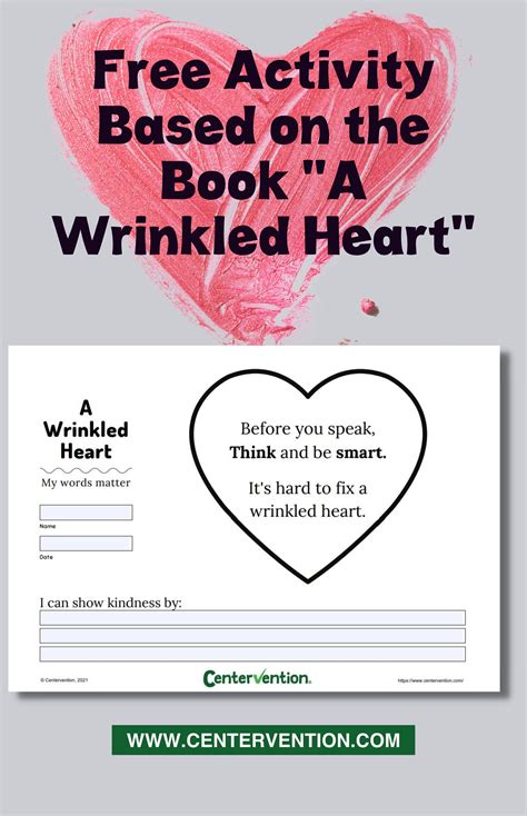 Wrinkled Heart Activity Printable Printable World Holiday